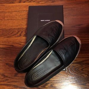 Saint Laurent YSL Logo Espadrilles